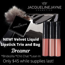 Load image into Gallery viewer, Velvet Liquid Lipstick Trio and Bag