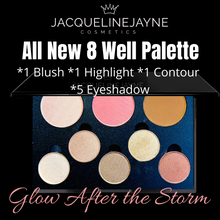 Load image into Gallery viewer, Glow After the Storm 8 Well Eyeshadow and Face Palette
